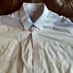 Brooks Brothers Men’s Poplin Dress Shirt, Madison Fit, 17.5 x 35